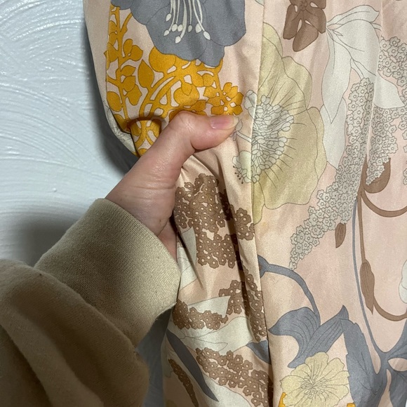 Alice McCall Easy on the Eyes Jumpsuit Floral Pastel Silk Draped Bow Cut Out - Picture 12 of 13